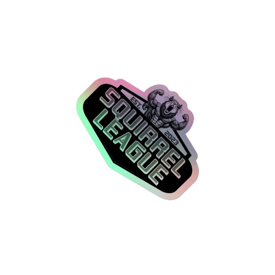 Squirrel League Holo Sticker product image (1)
