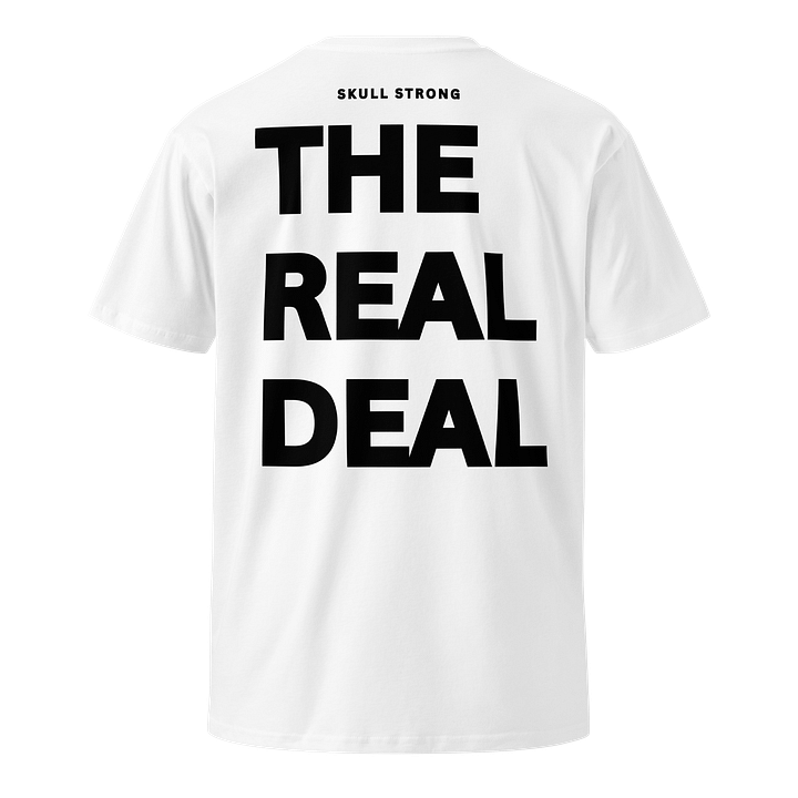 The Real Deal Premium Skull Graphic T-Shirt product image (2)
