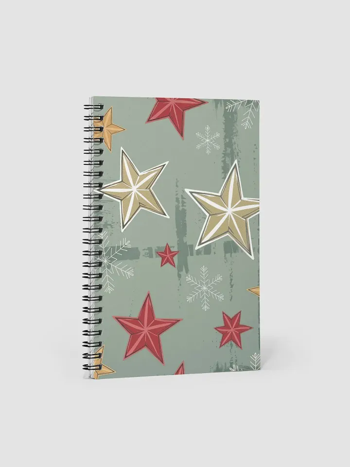Holiday stars charm-notebook product image (1)