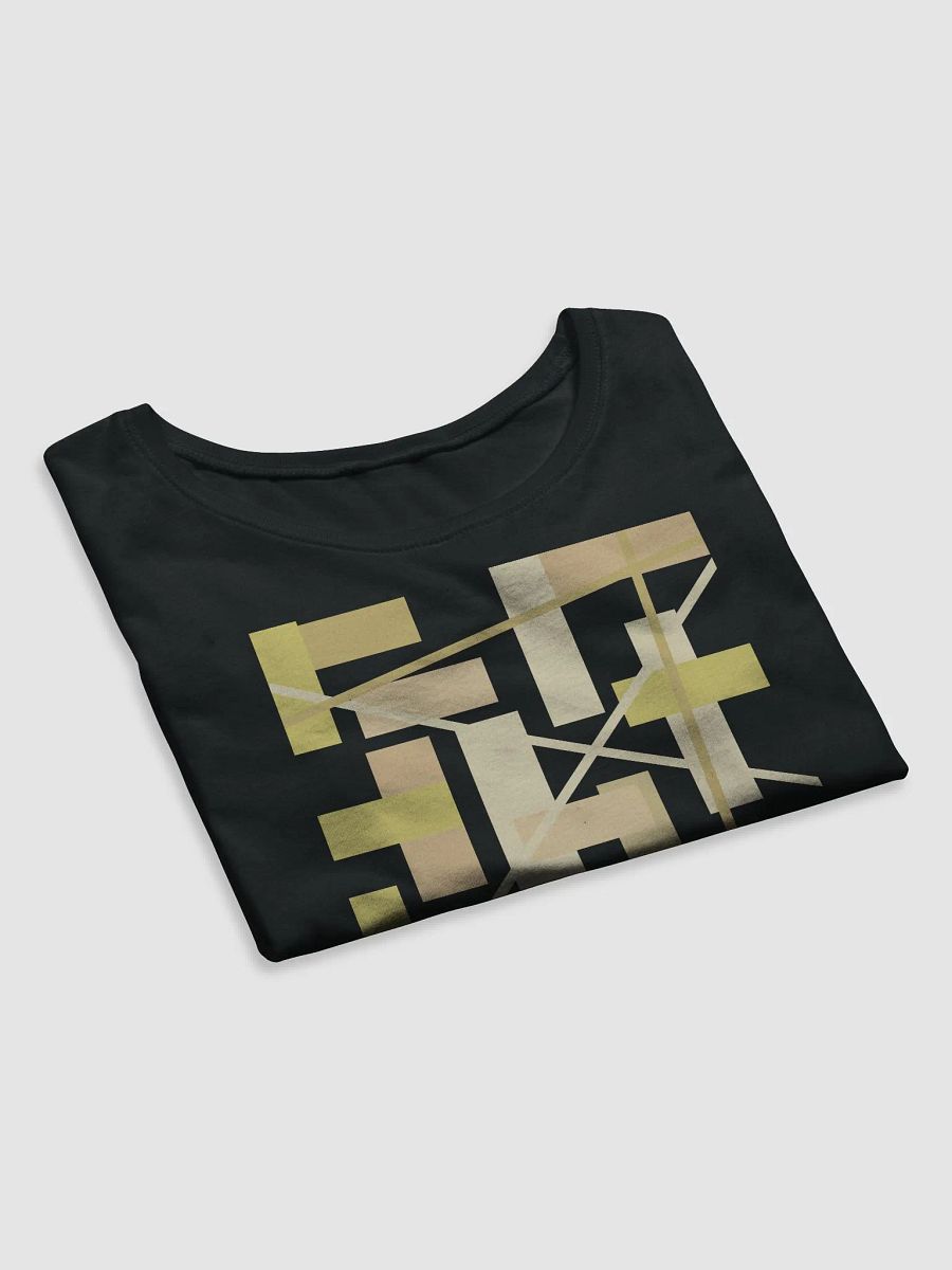 Black Background Golden Geometric Square Rectangle Line Pattern product image (7)
