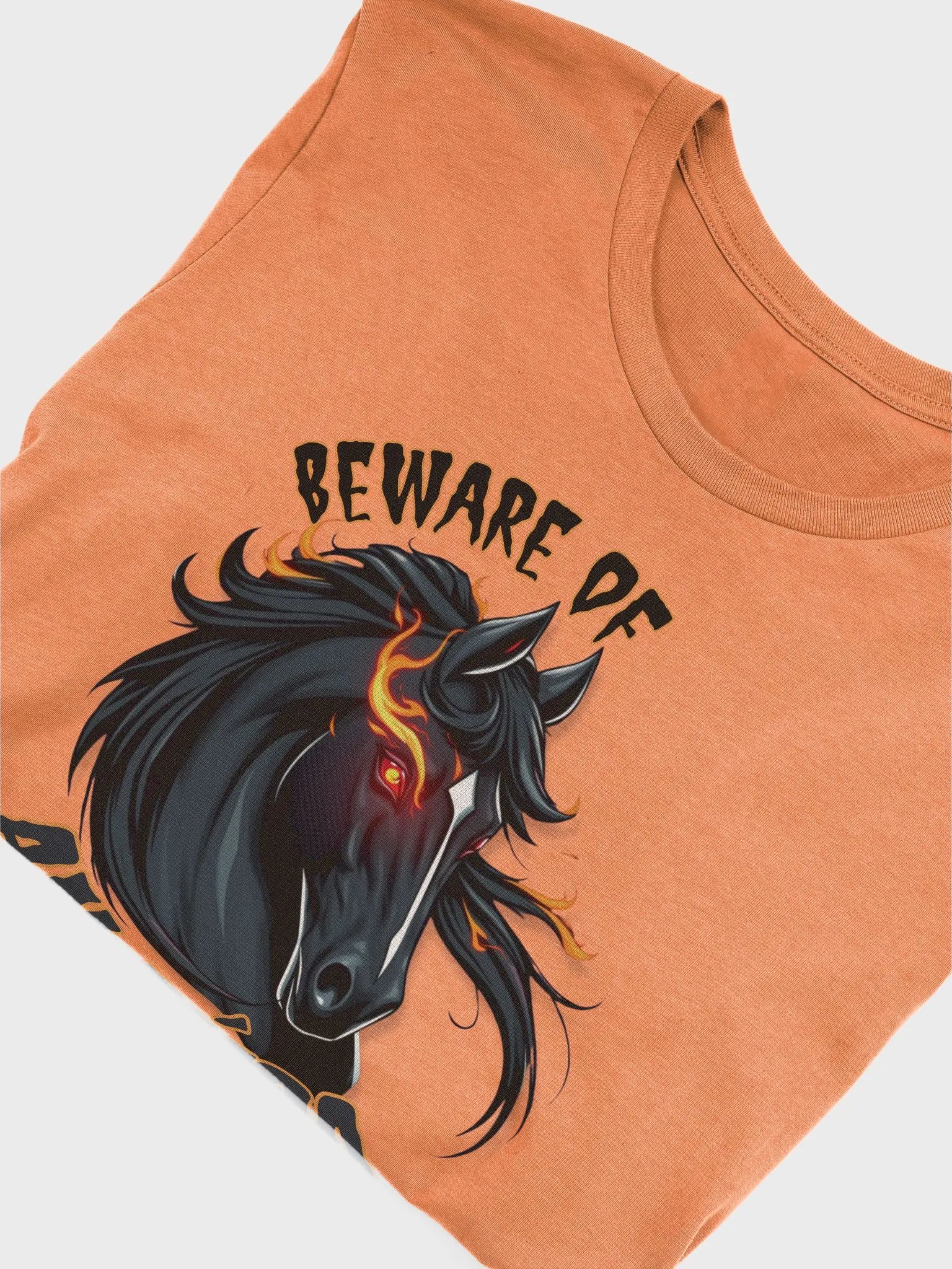 Beware of An Púca - Irish Samhain (Halloween) Supersoft T-shirt with Vintage-Feel Print product image (5)