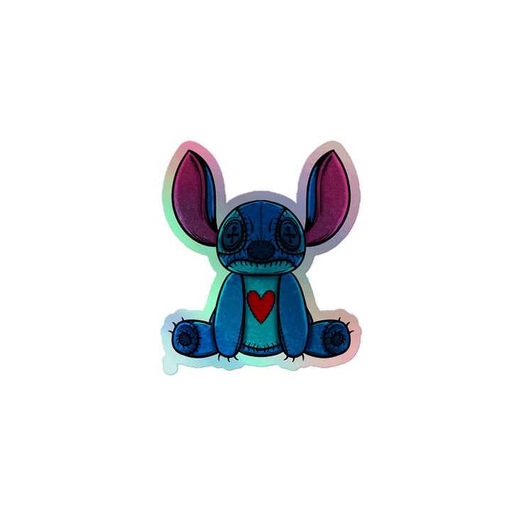 voodoo doll stitch sticker product image (1)