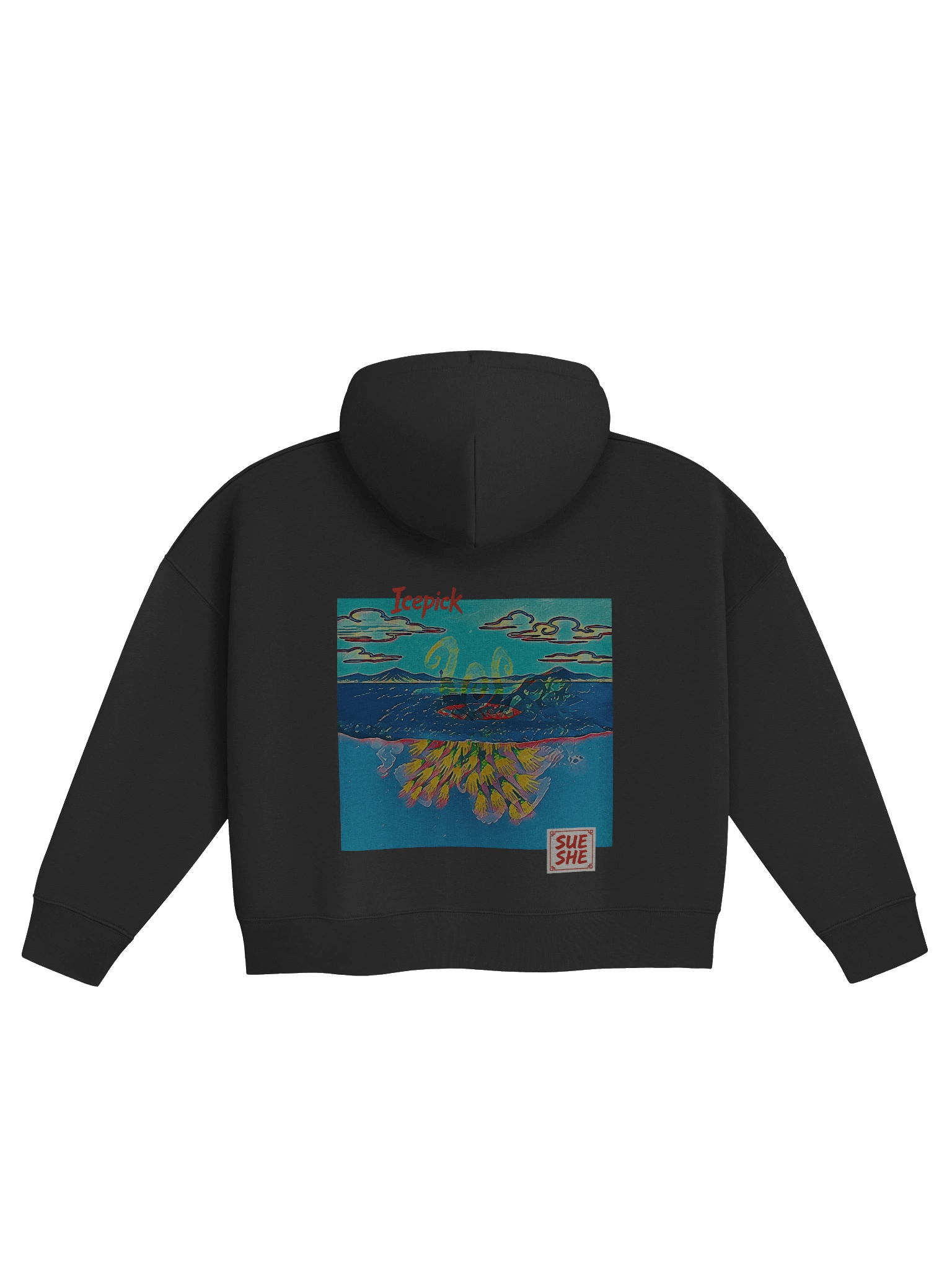 'Icepick' Cropped Hoodie product image (5)