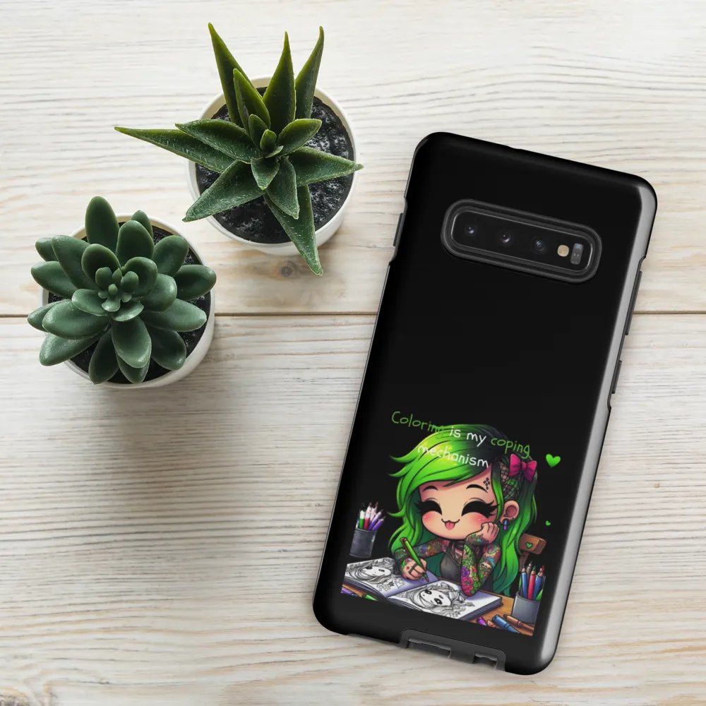 coloring is my coping mechanism samsung case product image (49)