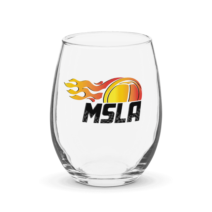 MSLA Logo Stemless Wine Glass product image (2)