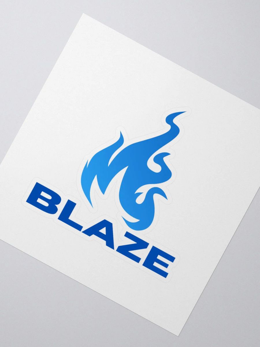kiss cut blaze logo sticker product image (4)