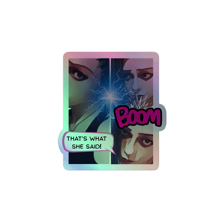 Jinx Comic Boom Holo Sticker product image (2)