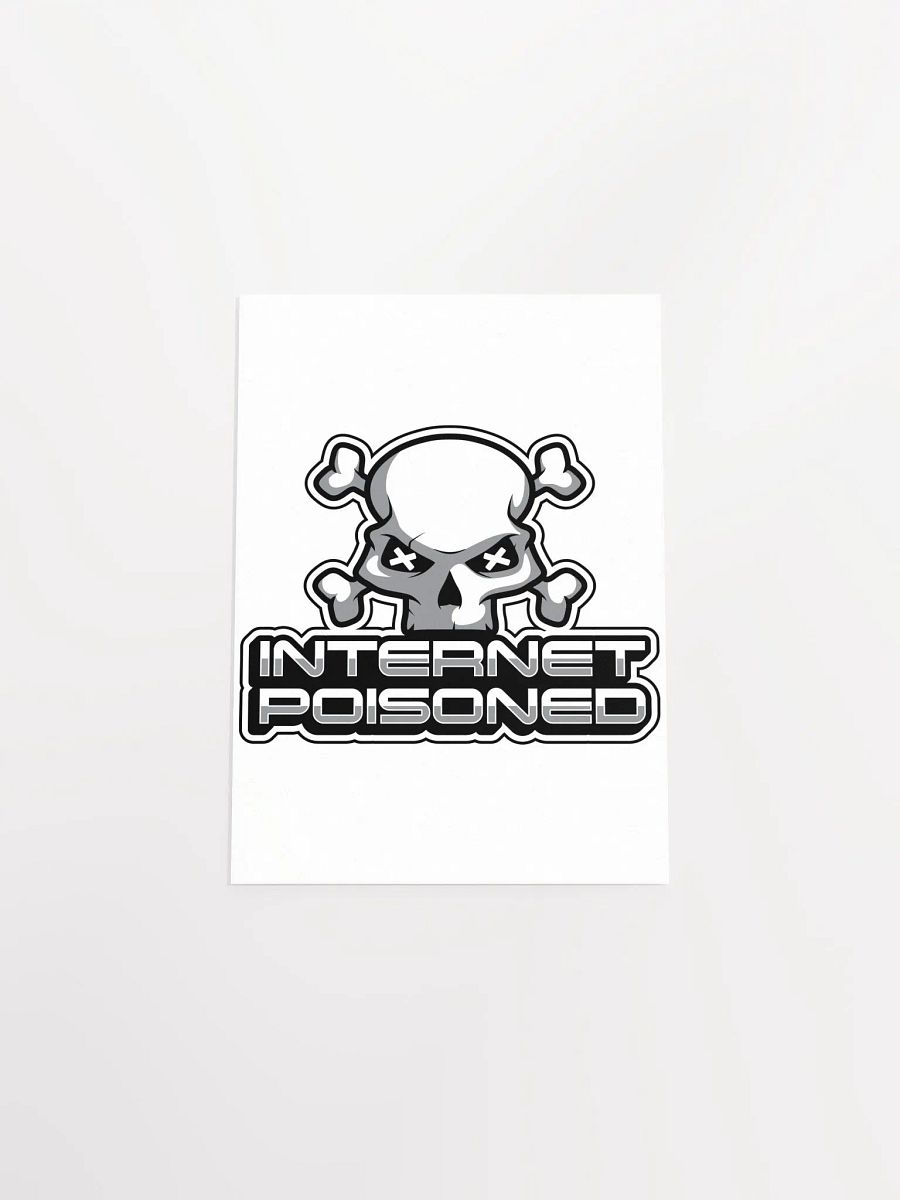 Internet Poisoned Y2K Poster – Funny Skull Meme Wall Art product image (4)