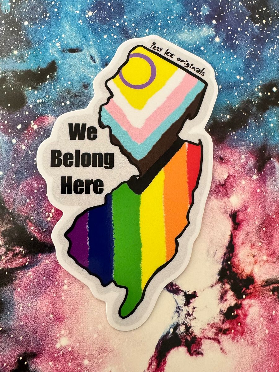 We Belong Here Sticker - New Jersey product image (1)