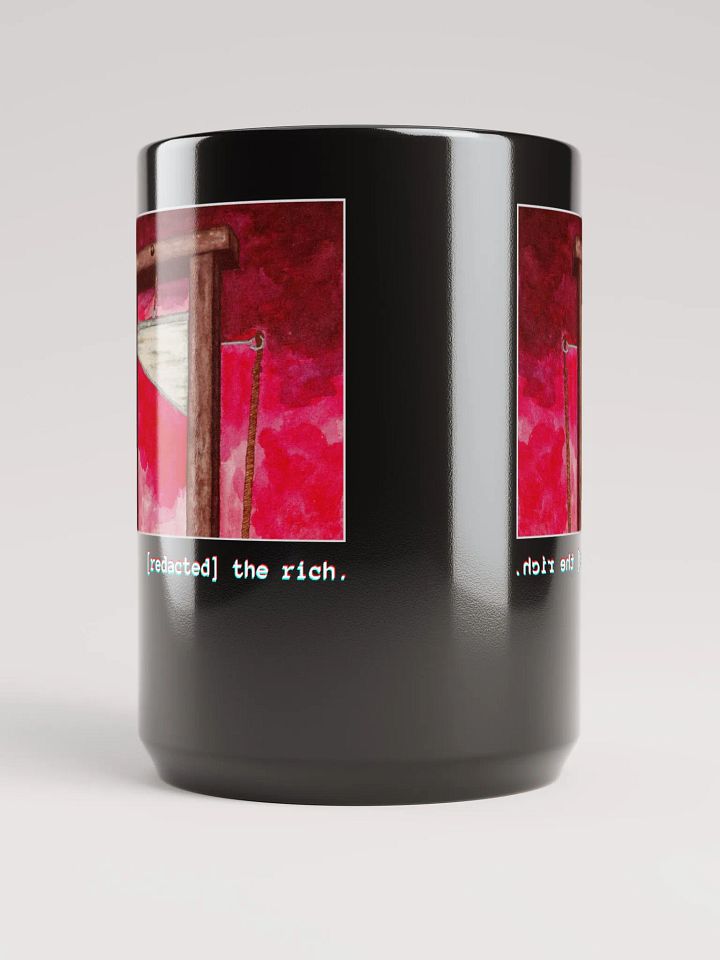 [REDACTED] THE RICH black glossy mug product image (2)