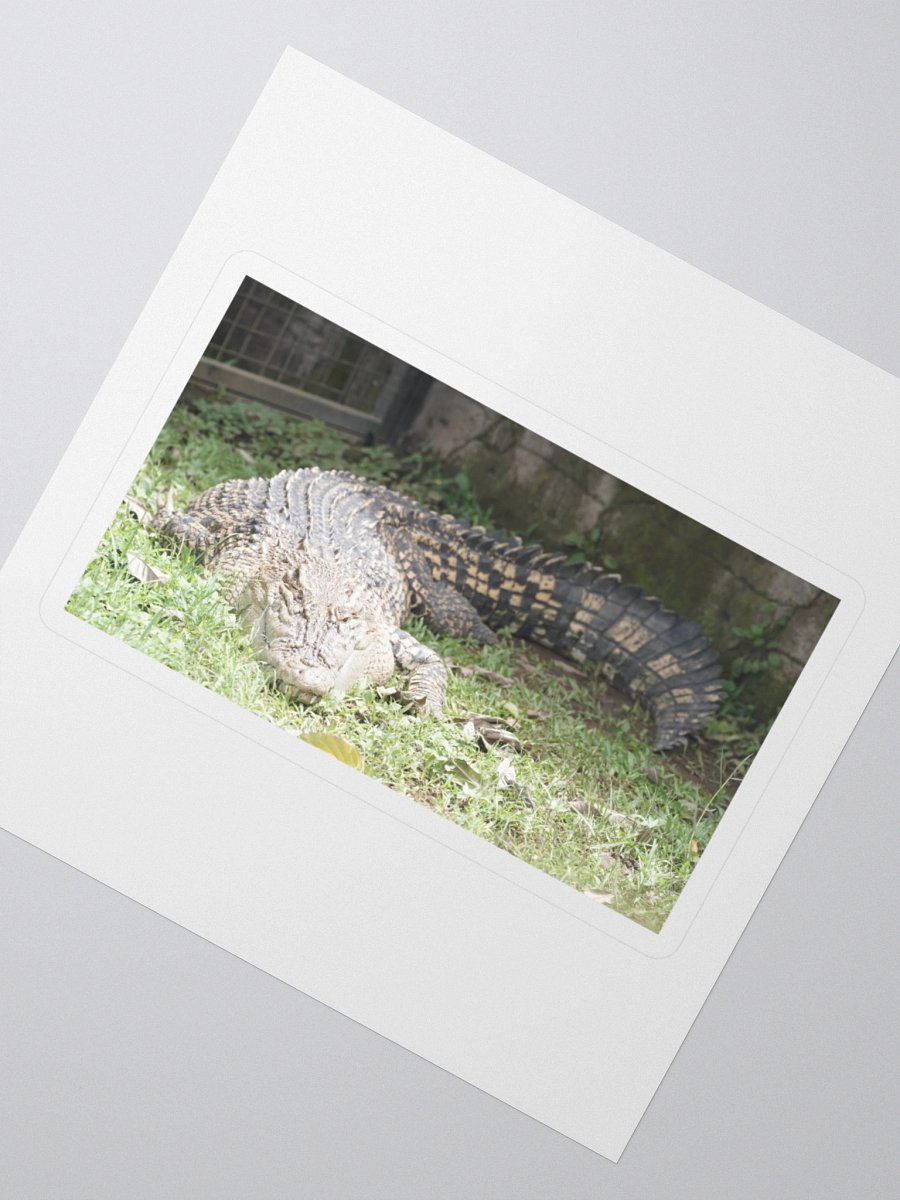 Majestic Crocodile Kiss Cut Stickers product image (2)