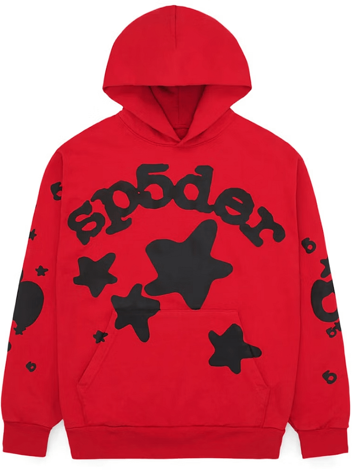 Sp5der Beluga Hoodie Red product image (1)