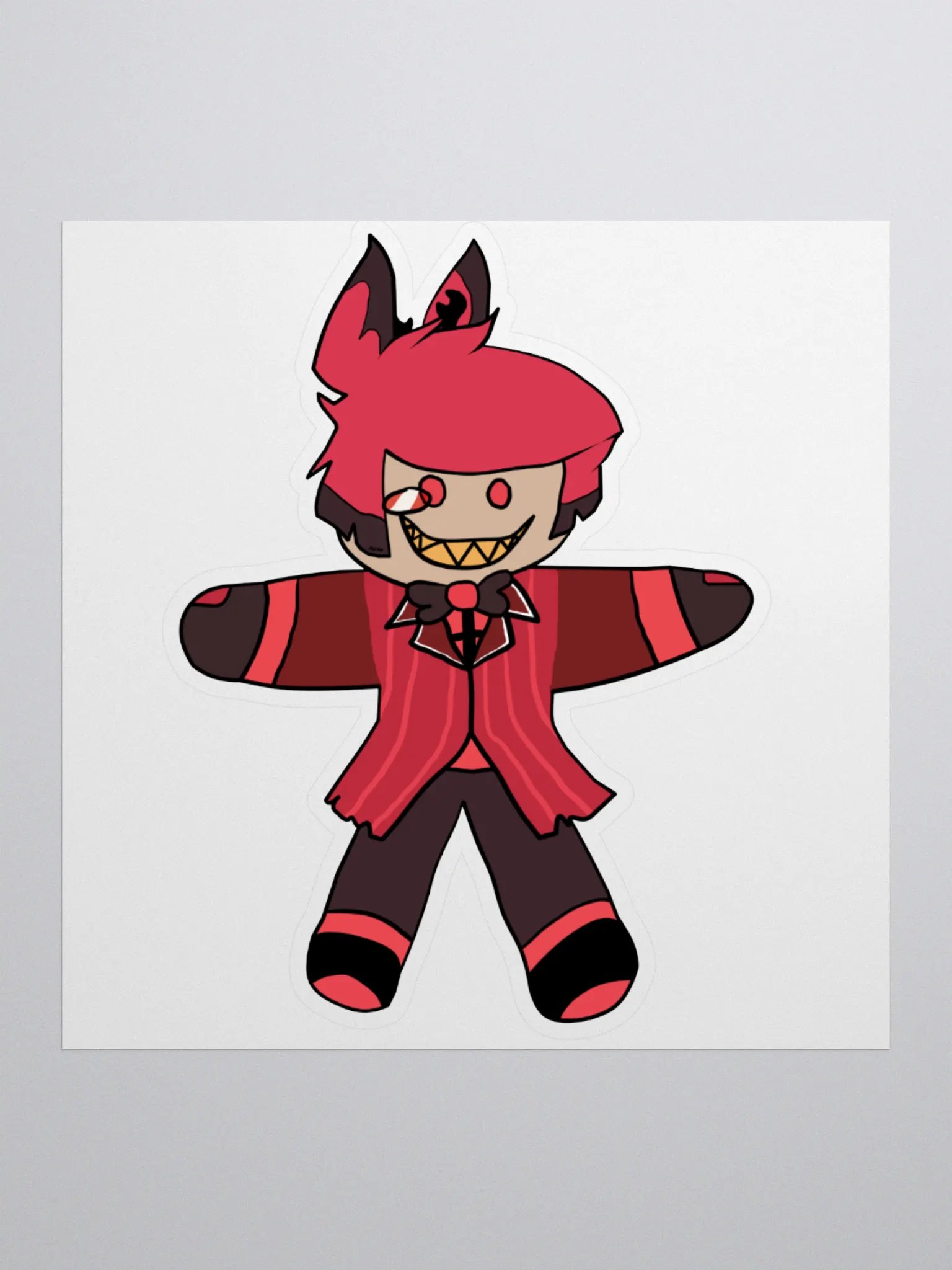 Gingerbread Alastor Sticker product image (1)