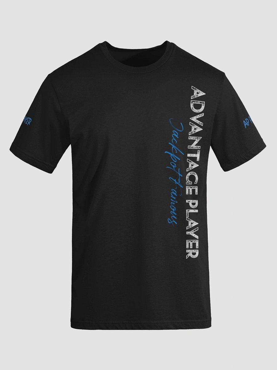 "Advantage Player" Vertical Tee – Jackpot Famous Official Black Edition product image (8)
