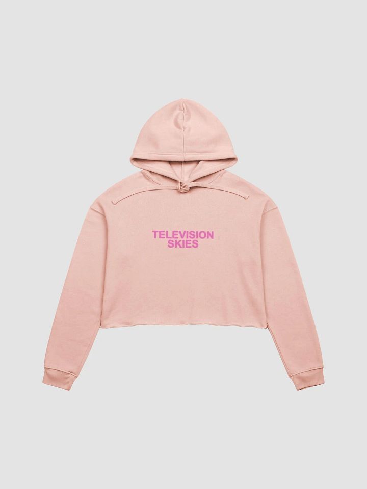 TELEVISION SKIES CROP HOODIE product image (1)