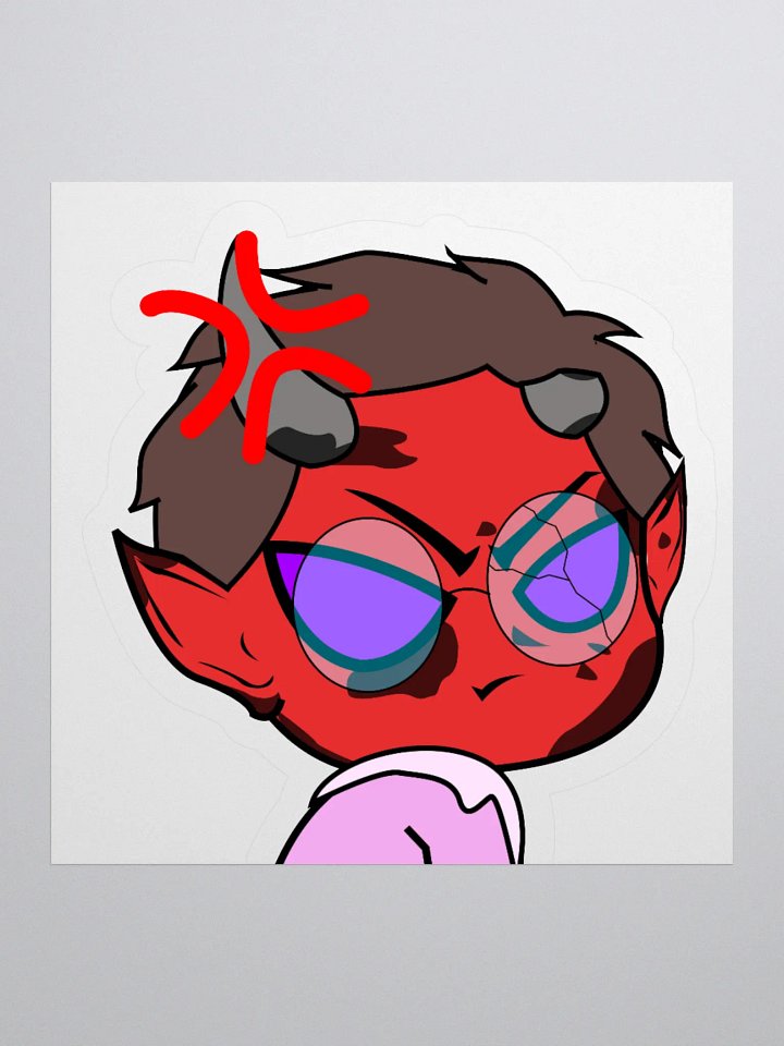 Angry bang Cut Stickers product image (2)