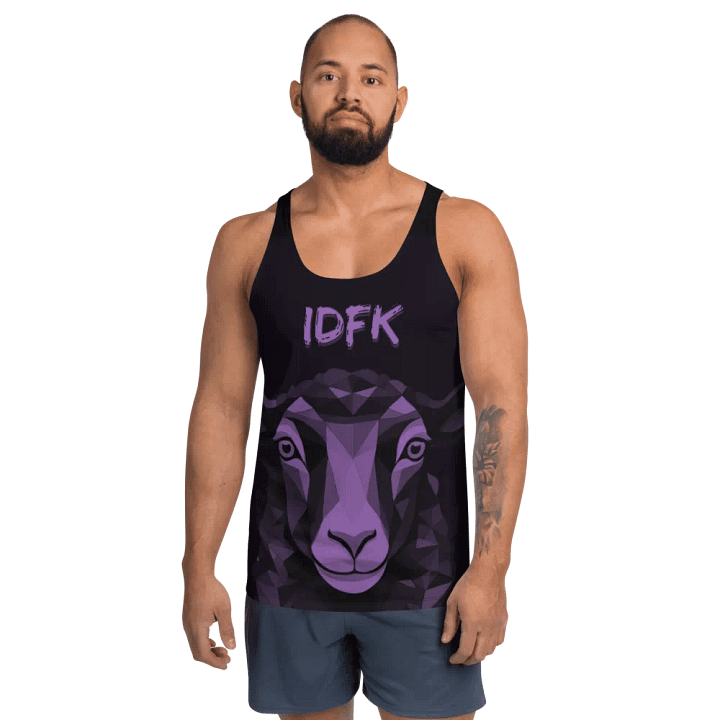 IDFK Black Sheep Full Purple Tank Top product image (2)