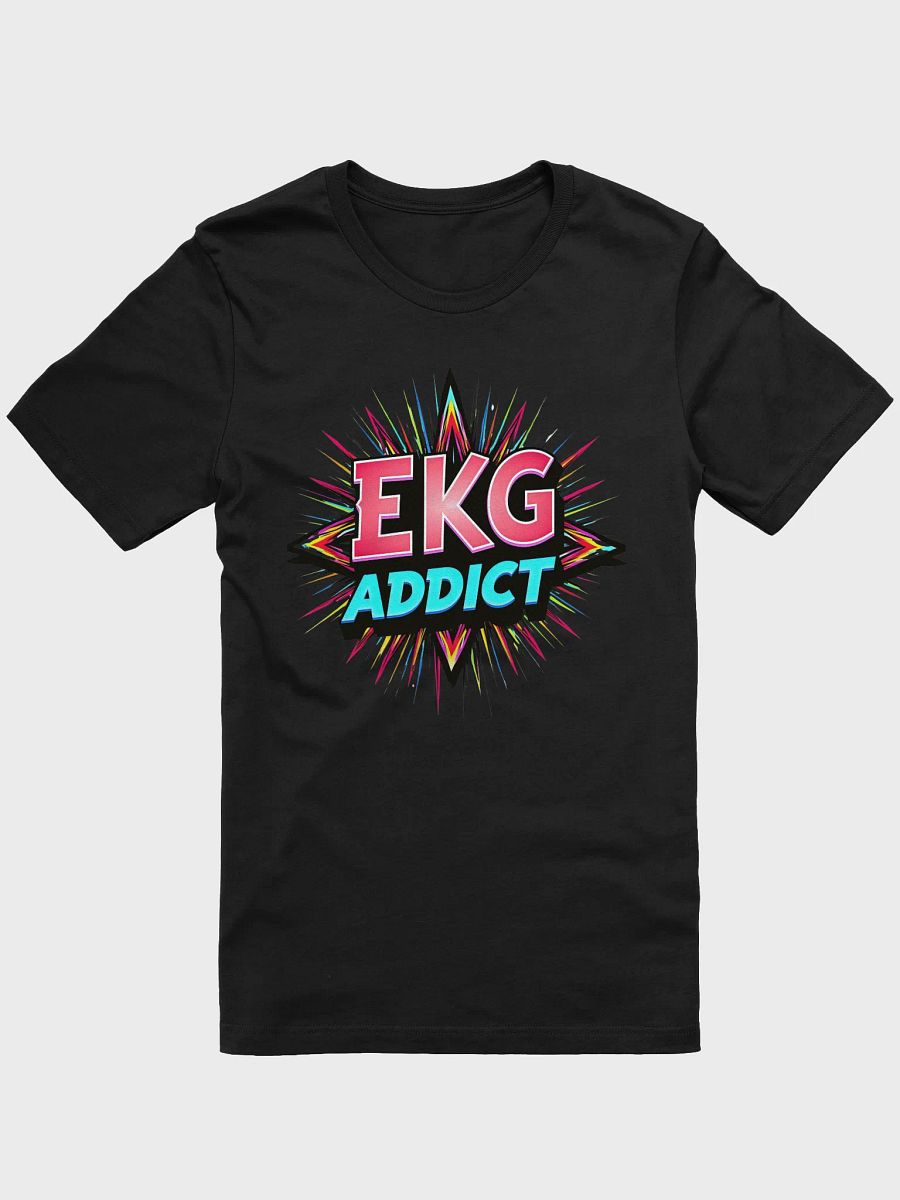 EKG Addict Burst T-Shirt product image (2)