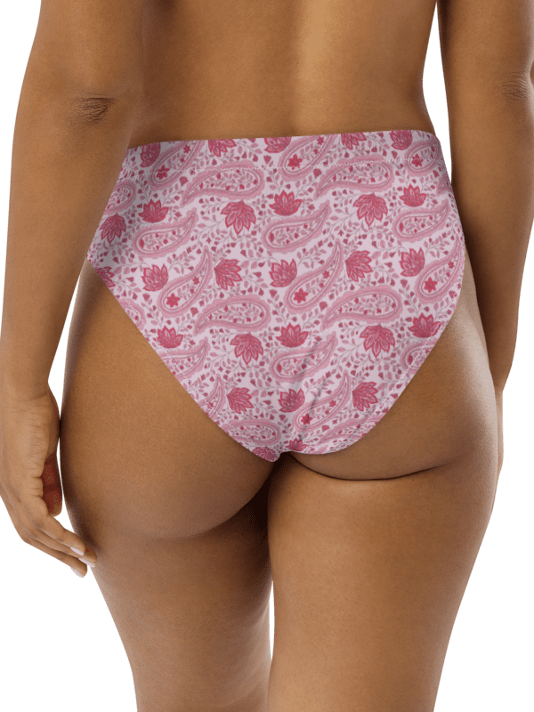 Rosewater Paisley | Recycled High Waisted Bikini Bottom product image (2)
