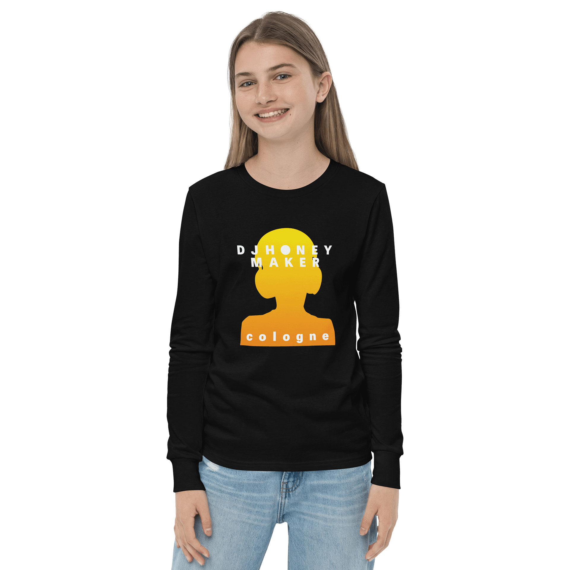 DJHoneyMaker Cologne Youth Long Sleeve T-Shirt product image (2)