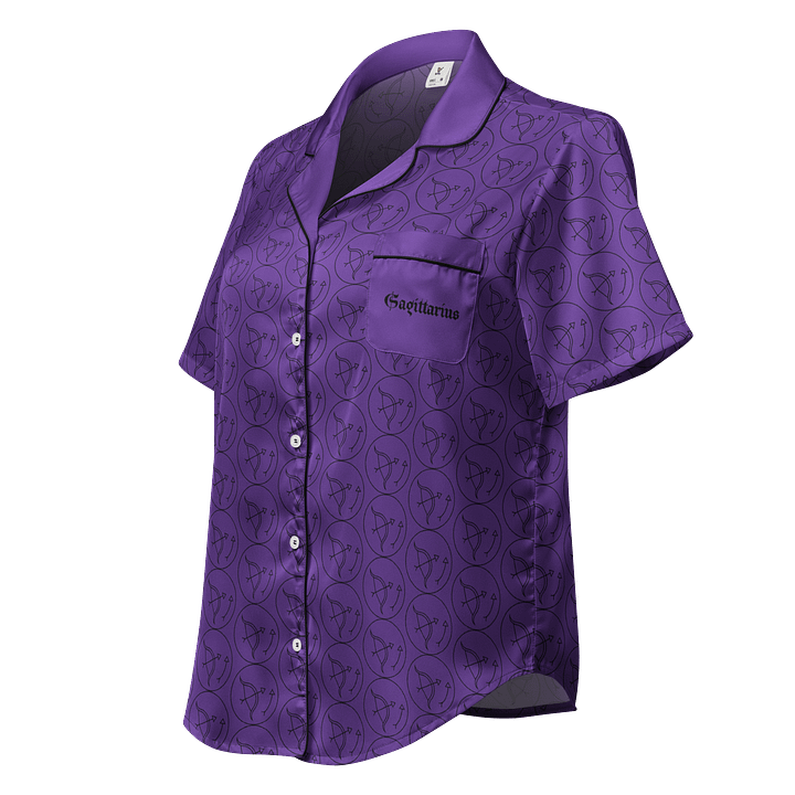 Satin Sagittarius Women's Pajama Top product image (1)