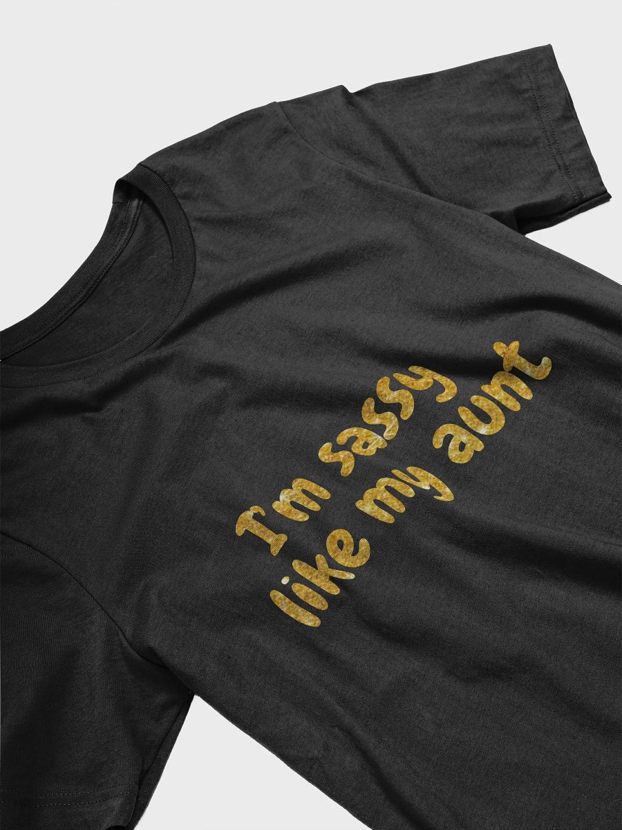 Sassy Like My Aunt Glitter Tee product image (15)