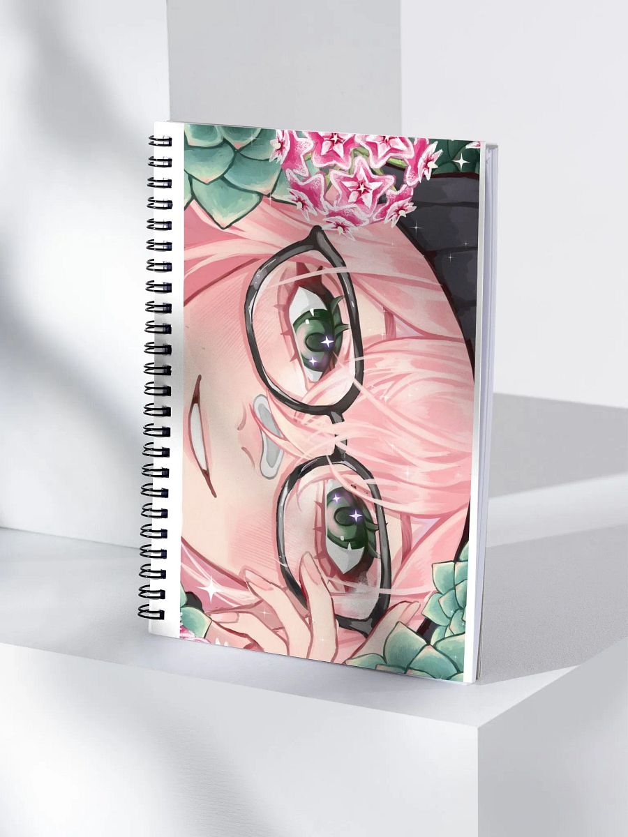 Mia Floral Spiral Notebook product image (2)