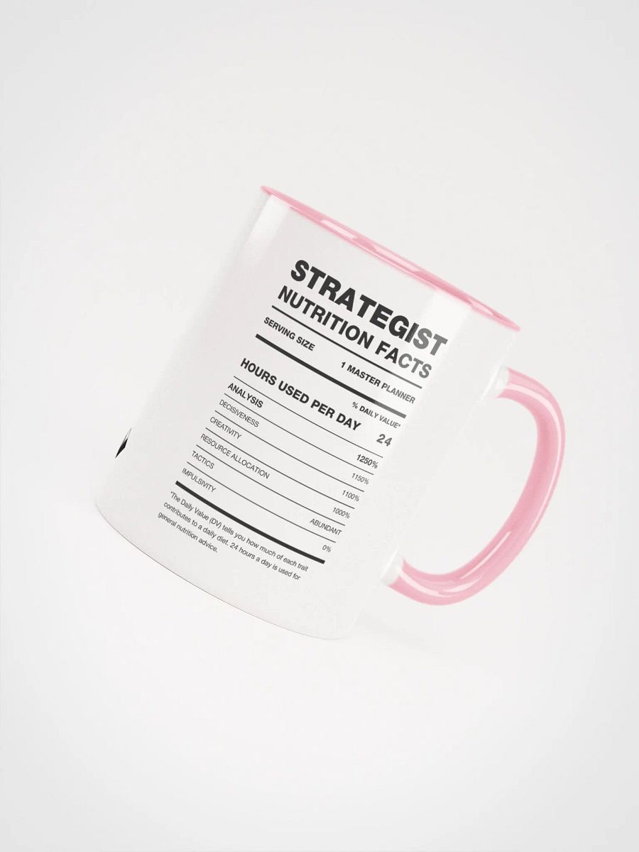 STRATEGIST Nutrition Facts Ceramic Mug product image (4)