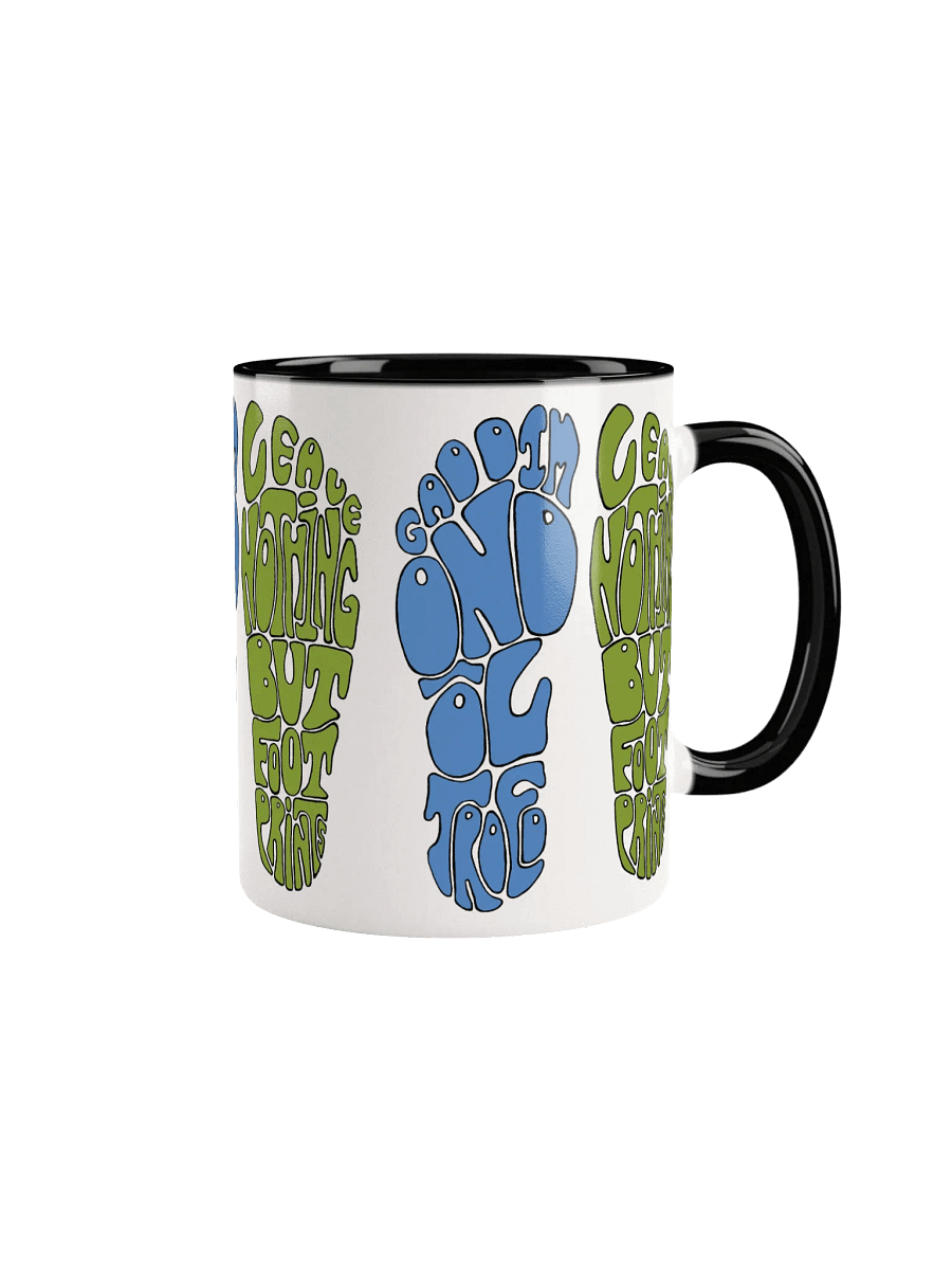 Bilingual Footprints inside colour mug product image (1)