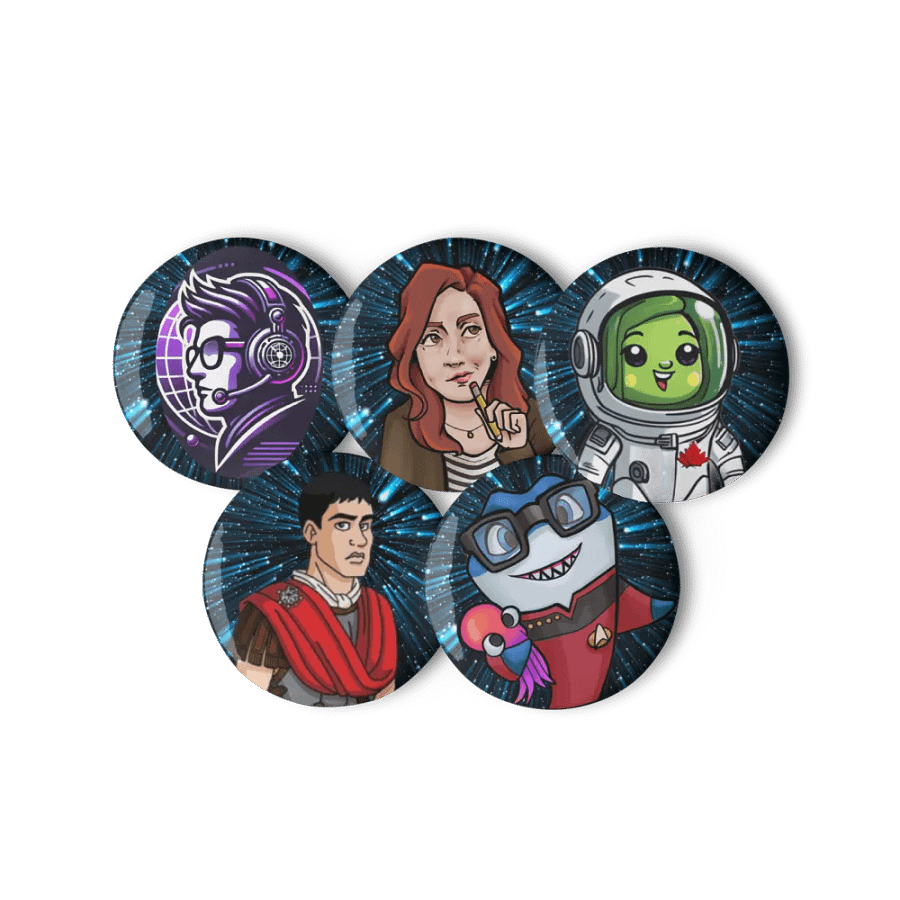 Warp Drive Five Button Set #1 product image (4)
