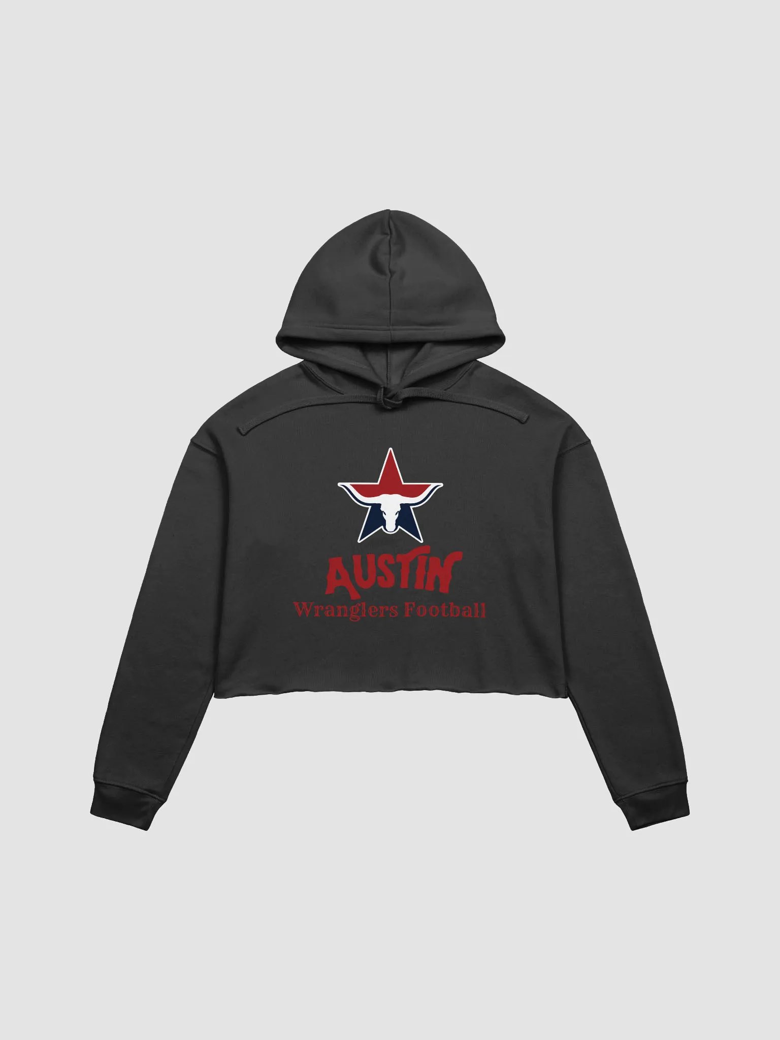 Austin Wranglers Women's Crop Hoodie by Canvas product image (1)