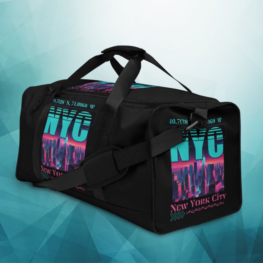 NYC New York City Graphic Duffel Bag product image (4)