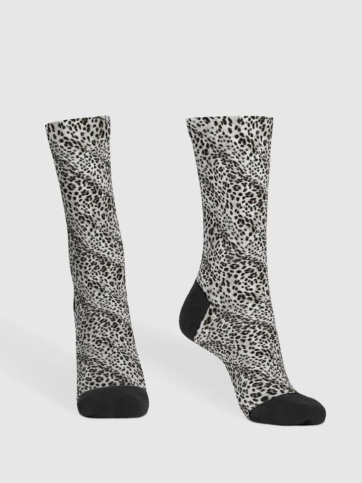 Grey Leopard Socks product image (2)