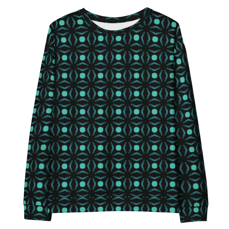 Abstract Repeating Values Unisex All Over Print Sweatshirt product image (16)