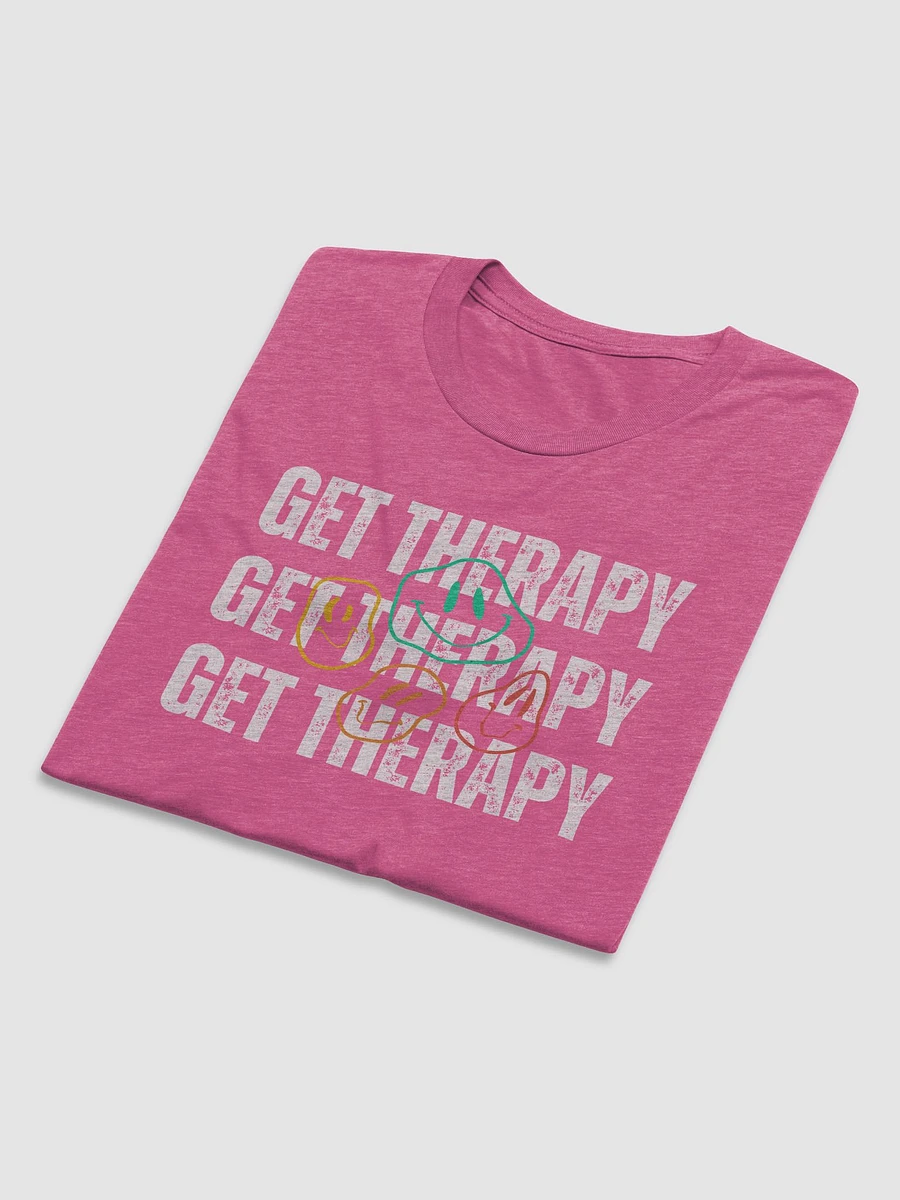 Get Therapy Smiley Faces - Tee (Triblend) product image (5)