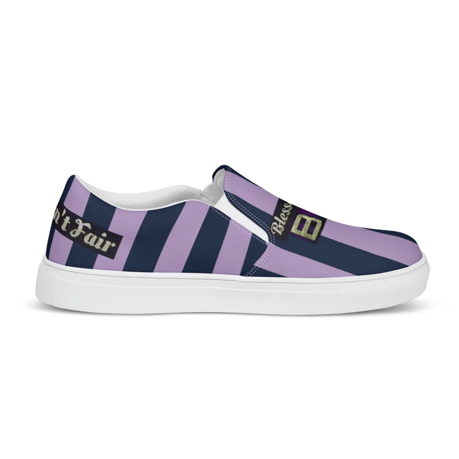 BBG Purple Striped Men's Slip Ons product image (11)