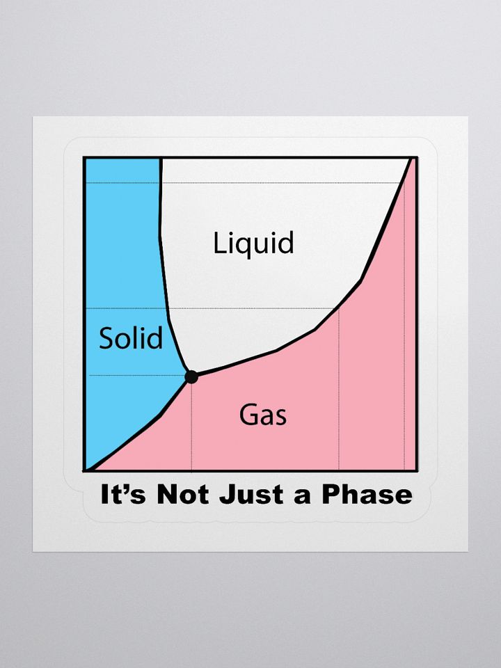 It's Not Just a Phase- Trans Sticker product image (1)