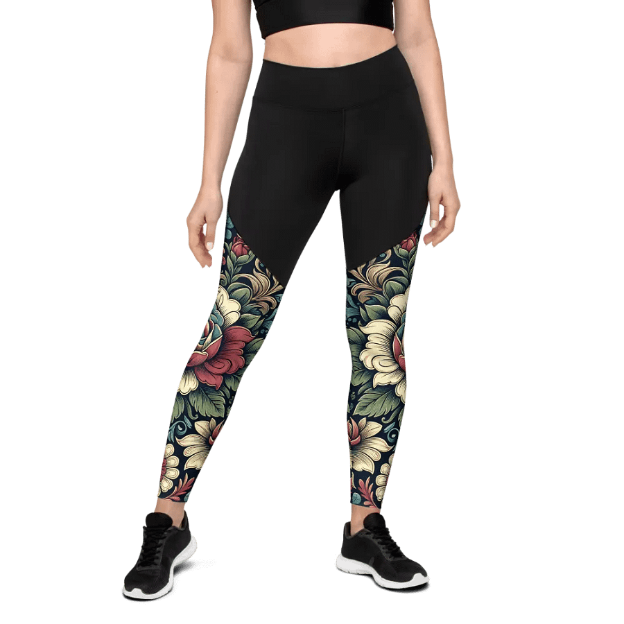Blossom Burst Compression Leggings product image (1)