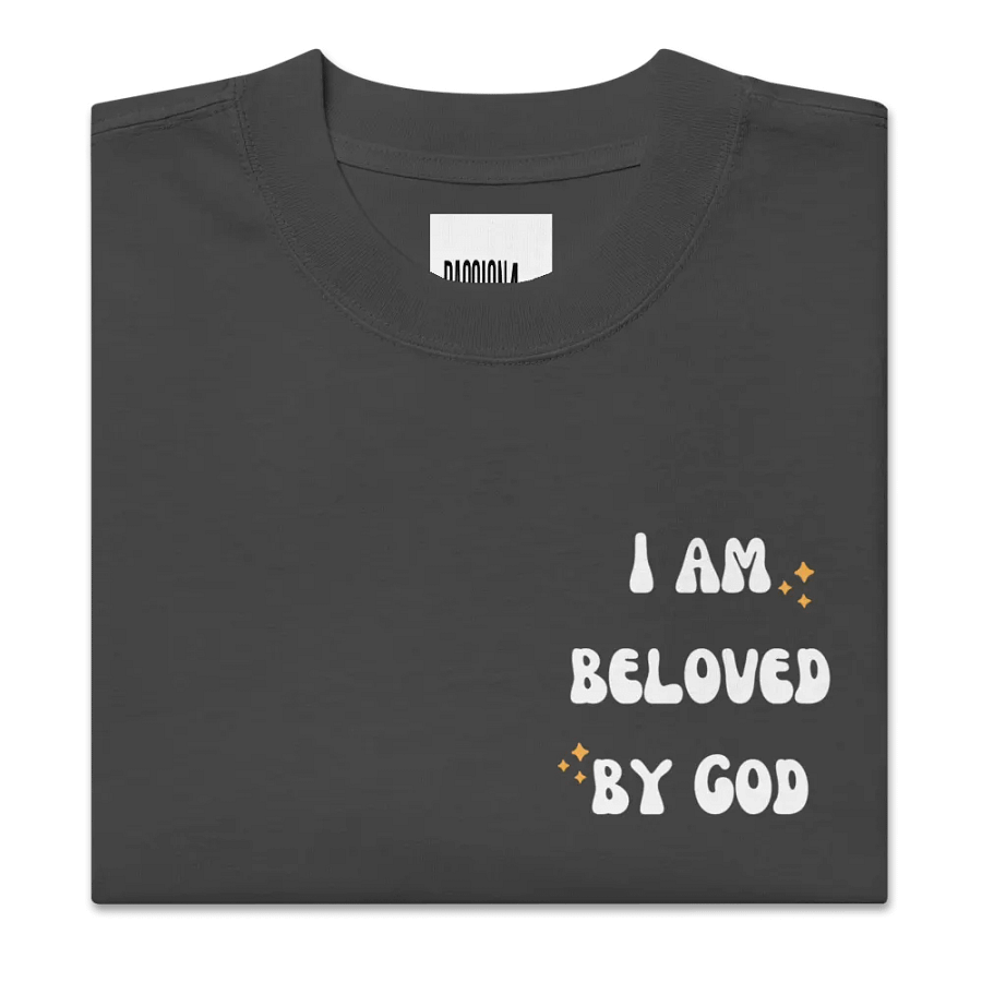 I'm beloved by God oversize faded t-shirt product image (12)