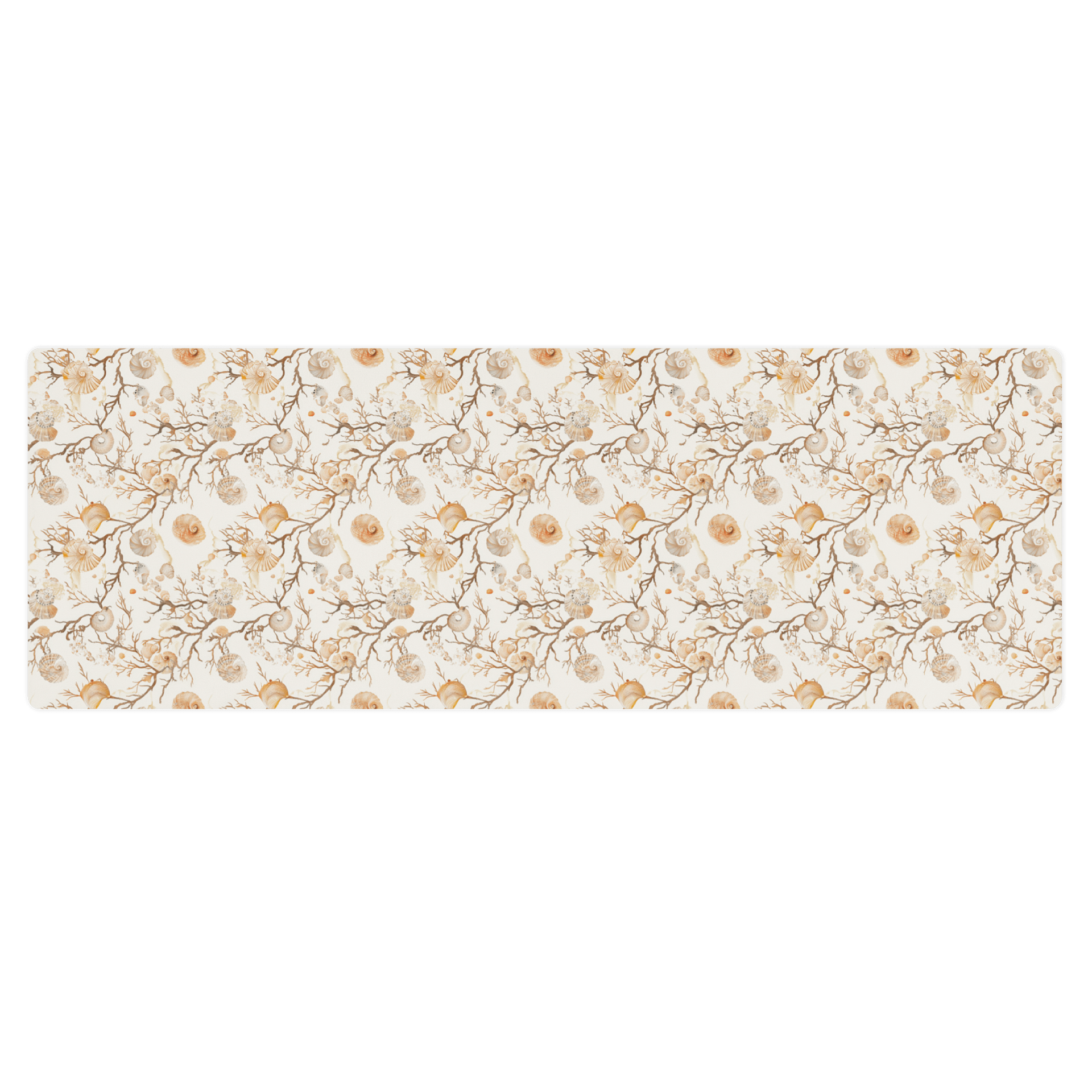 Vintage Seashells Pattern Yoga Mat by Treasure Pie product image (1)
