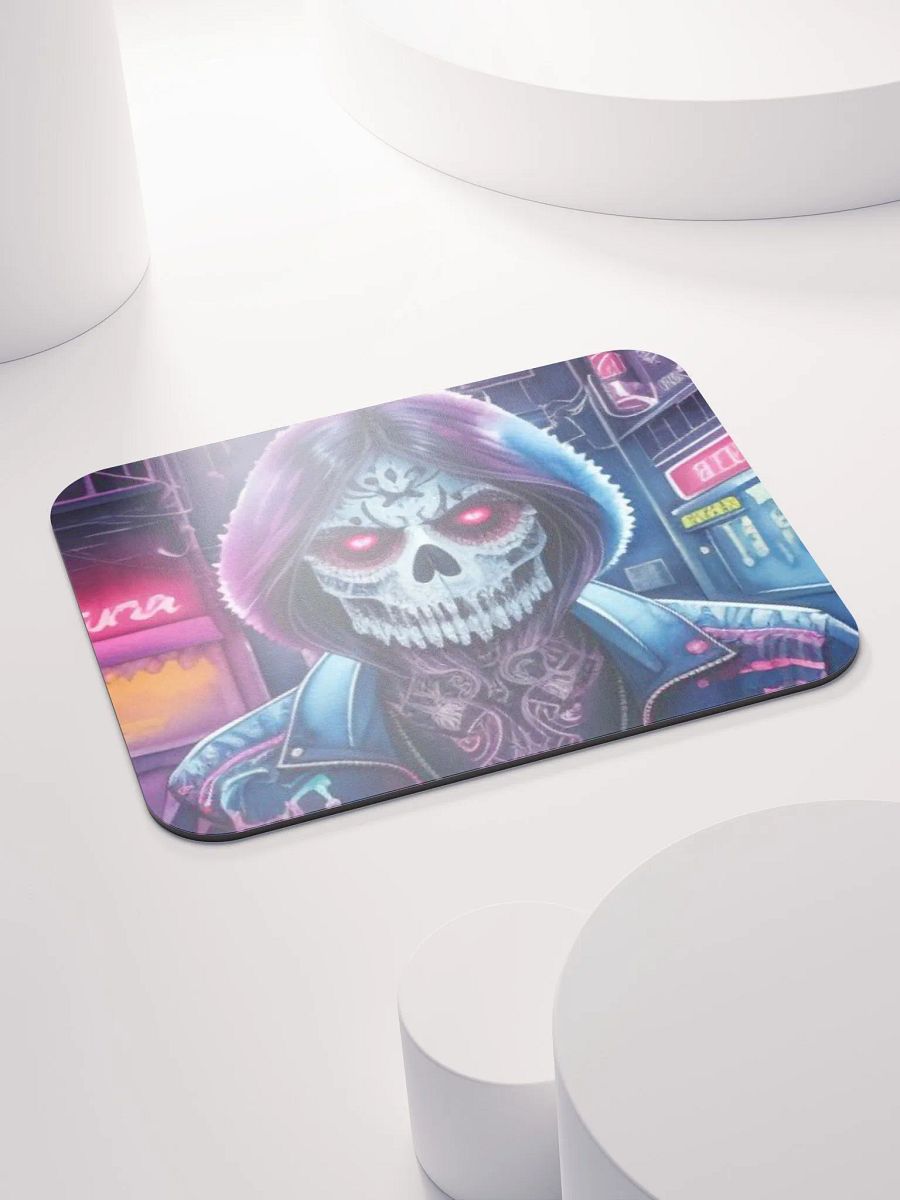 Neon Female Grim Reaper Mousepad product image (4)
