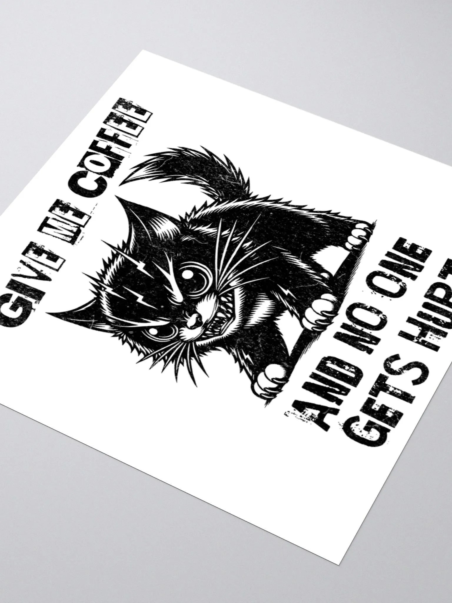 Give Me Coffee Kiss Cut Stickers product image (8)