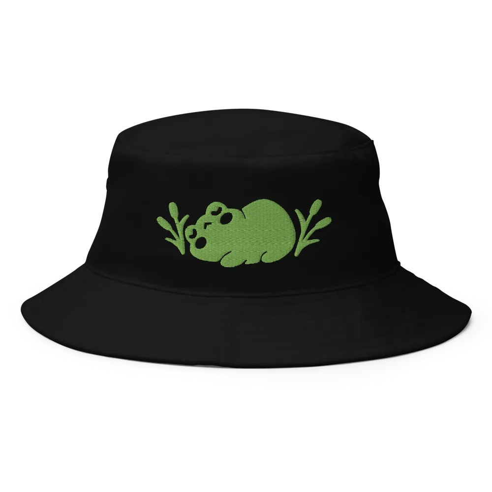 Man I Love Frogs Embroidered Bucket Hat product image (1)
