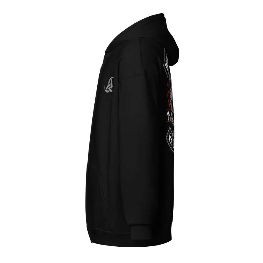 Wolf Of Odin Zip Hoodie product image (3)