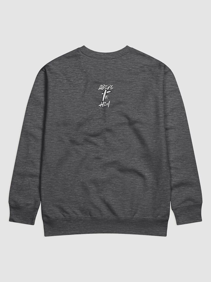 Abide In Him Christian Clothing Premium Sweatshirt product image (2)