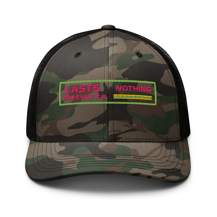 GQ Inspired Camo Trucker Hat product image (1)