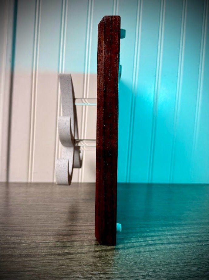 Atlanta Braves Walnut Floating Logo Sign product image (2)