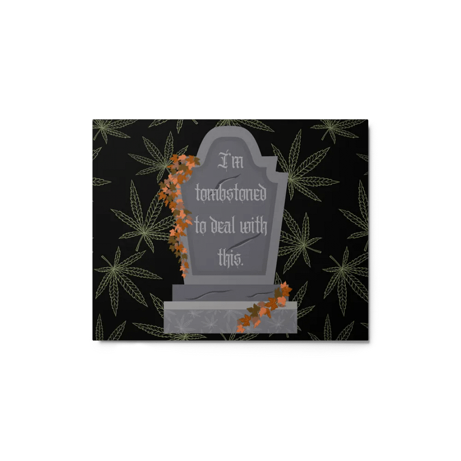 Metal Print: Tombstoned To Deal product image (1)