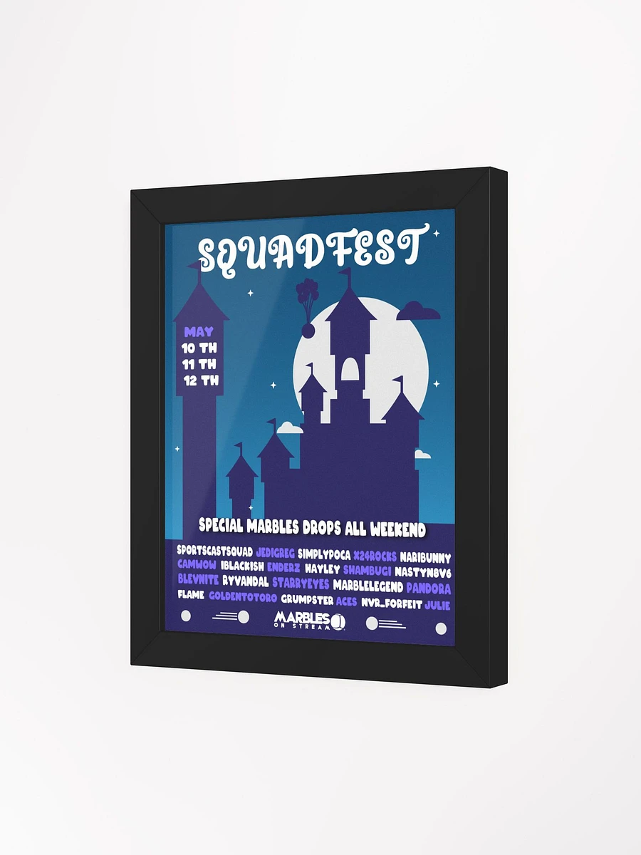 SQUAD FEST POSTER W/ FRAME 8x10 product image (3)