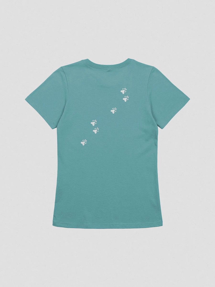 Paw Print Double Sided Relaxed-Fit Woman's Tee (white detail) product image (27)